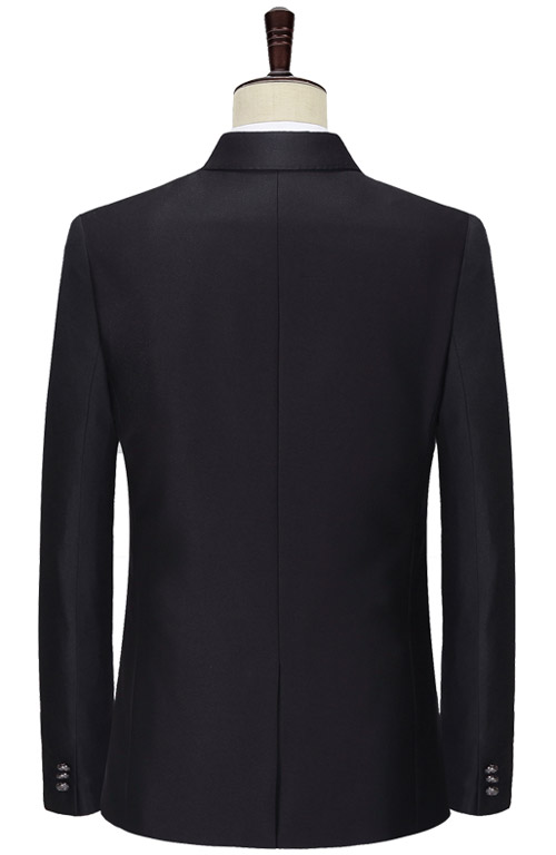 一粒扣職業(yè)西裝定做后背款式效果圖