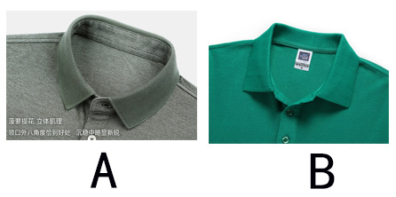POLO衫與T恤區別之衣領不同細節圖